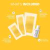 image:imageNads Wax Strips Kit Natural All Skin Types Wax Hair Removal For Women 6 Face Wax Strips  20 Body Wax Strips  6 Bikini Wax Strips  Post Wax OilWax Strips Kit Natural