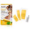 image:imageNads Wax Strips Kit Natural All Skin Types Wax Hair Removal For Women 6 Face Wax Strips  20 Body Wax Strips  6 Bikini Wax Strips  Post Wax OilWax Strips Kit Natural