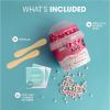 image:imageNads Waxing Dots  Strawberries amp Cream Hard Wax Beads  Microwaveable NoStrip Formula For WomenStrawberries  Cream