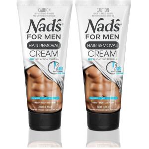 image:imageNads For Men Hair Removal Cream Painless Hair Removal For Men Soothing Depilatory Cream For Unwanted Coarse Male Body Hair 68 Fl Oz68 Fl Oz Pack of 2