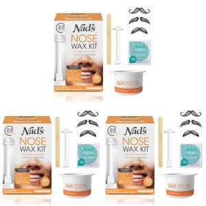 image:imageNads Nose Wax Kit for Men amp Women  Waxing Kit for Quick amp Easy Nose Hair Removal 1 Count1 Count Pack of 3