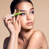 image:imageNads Eyebrow Shaper Wax Kit Eyebrow Facial Hair Removal Delicate Areas Cotton Strips Cleansing Wipes 02 Ounce Pack of 1