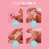 image:imageNads Extra Long Wax Strips  Hair Removal For Women  Waxing Kit with 20 Large Wax Strips  4 Calming Oil Wipes