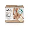 image:imageNads Professional Microwaveable Hard Stripless Wax  PlasticFree Vegan 300g with Wooden Spatula