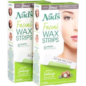 image:imageNads Hair Removal Facial Strips 24 Count